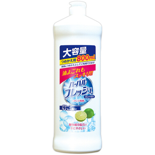 ﾊｰﾊﾞﾙﾌﾚｯｼｭｺﾝﾊﾟｸﾄ ｸﾞﾘｰﾝﾗｲﾑ 詰替 800mL 1本画像