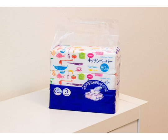 キッチンペーパー 80組×3パック入画像