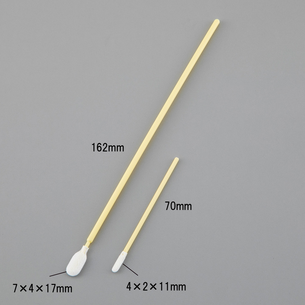クリーンルームスワブ 7×4×17mm 162mm 1袋（100本入）画像