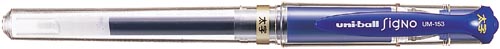 ゲルインクボールペン　シグノ太字１．０ｍｍ青１０本画像