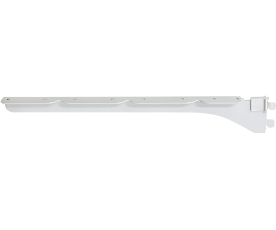 1×4材用ピラシェル棚受（1×4材4枚使い）左用 白 344mm