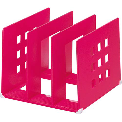 仕切りラック　Ｌサイズ　赤画像