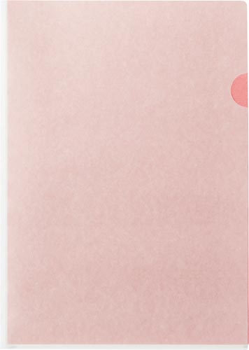 紙製クリアーホルダー　ピンク　１０枚画像