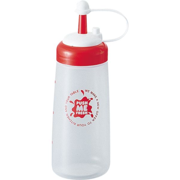 調味料入れ プッシュミー フレッシュ(M) レッド 台和画像