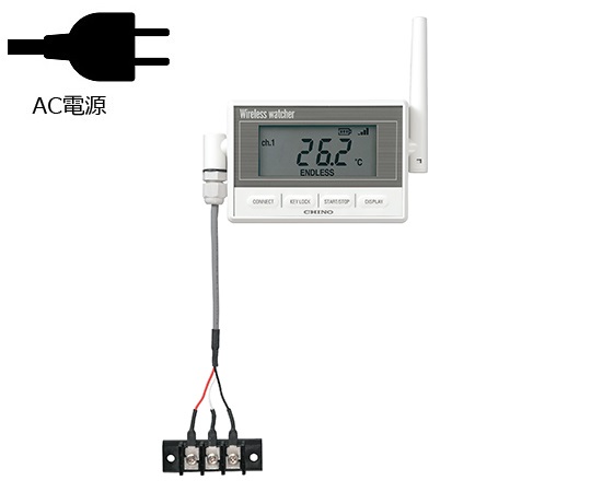ワイヤレス ウォッチャ（監視機能付き無線ロガー）（測温抵抗体モデル）　ＡＣ電源画像