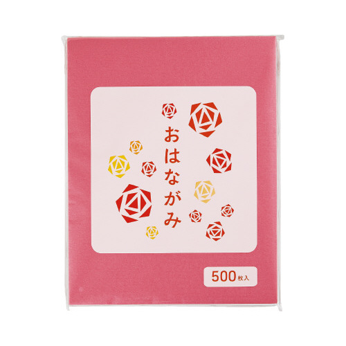 お花紙　桃　５００枚×４画像