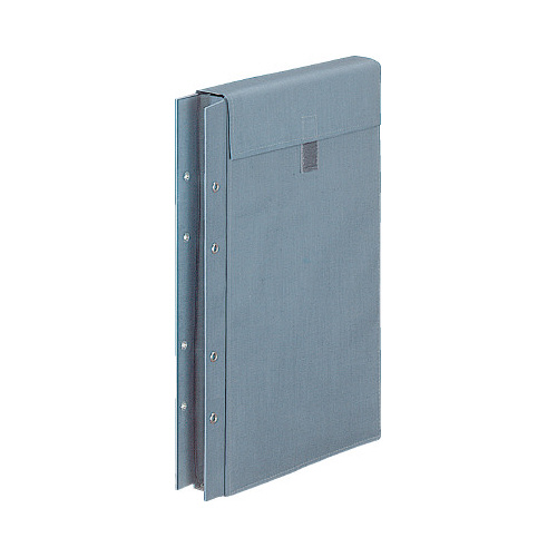 布製図面袋　４穴　マチ３０ｍｍ　面ファスナー式画像