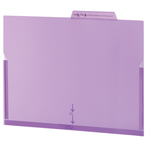 PPﾎﾟｹｯﾄﾎﾙﾀﾞｰ A4 ﾊﾞｲｵﾚｯﾄ ﾏﾁ付 1ｾｯﾄ(5冊)画像