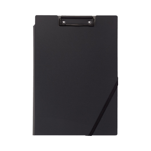 書類すっきりクリップホルダー　ブラック画像