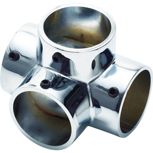 ﾊﾟｲﾌﾟ継手 四方ｴﾙﾎﾞ 25mm(ﾈｼﾞ止め付) 1個画像