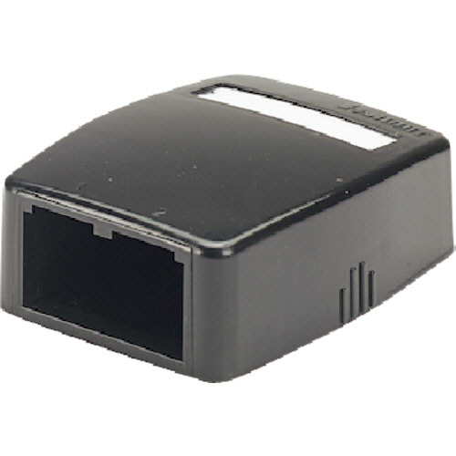 ﾛｰｾﾞｯﾄﾎﾞｯｸｽ ｼｬｯﾀｰなし 2口 黒 1個画像