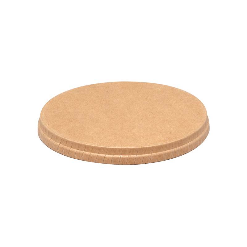 アイスカップ用紙蓋　クラフト　１１５口径　５０枚入画像
