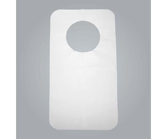 子供用紙エプロン　リトルエプロン（50枚入）白無地画像