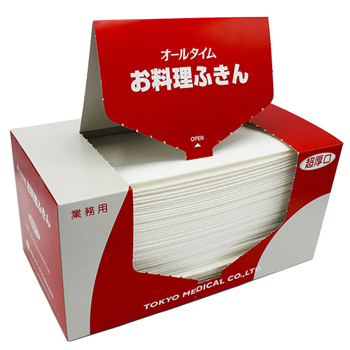 お料理ふきん 超厚口 ﾚｷﾞｭﾗｰﾀｲﾌﾟ 30×61cm ﾎﾜｲﾄ 1箱(30枚)