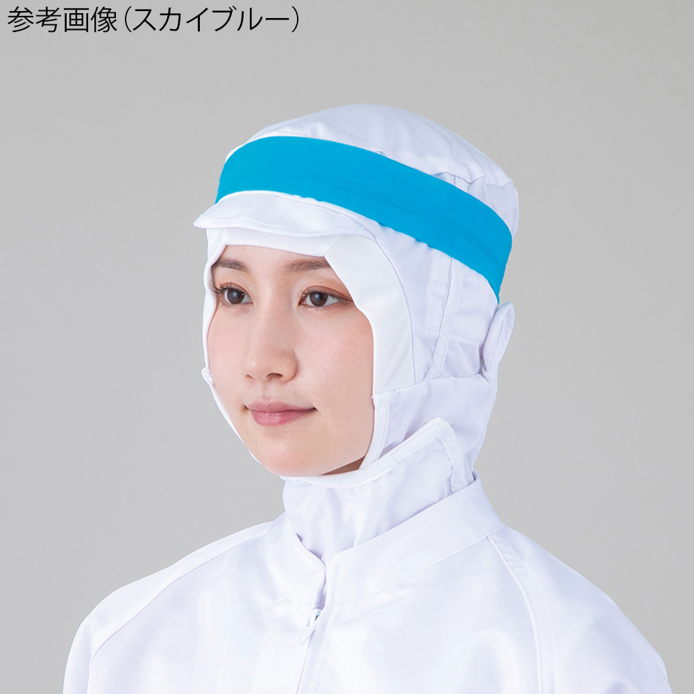 認識表示カラーヘアバンド（面ファスナー型） グリーン