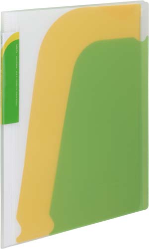 ポケットブック＜ノビータ＞４Ｐチャック付　黄緑５冊画像