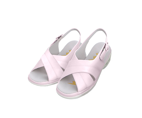 パーフェクトナース(ナースシューズ) クロスバンド ピンク M画像