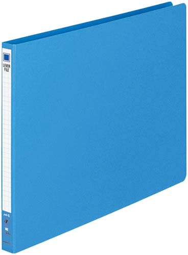 レバーファイルＭＺ　青　Ａ４横背幅２０ｍｍ１０冊画像