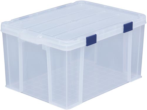 密閉バックルコンテナ　ＭＢＲ－６５　クリア　３個画像