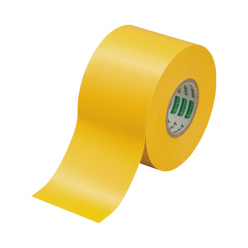 ビニールテープ　黄　５０ｍｍ×２０ｍ　１０巻画像