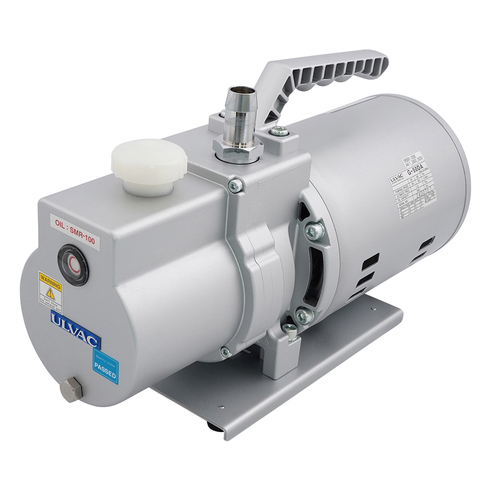 油回転真空ポンプ(小型直結型) 156×341×199.5mm 二段式