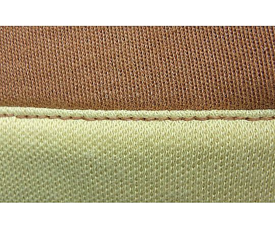 [フリー]320mm 手袋（耐切創/耐熱/アラミド繊維） 手のひら部分に織り込まれたアラミド繊維の質感が際立つ、側面のアップビュー