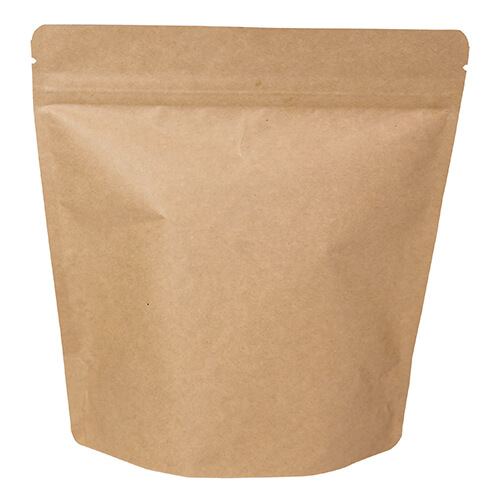 スタンドチャック袋300g茶インナーバルブ付画像