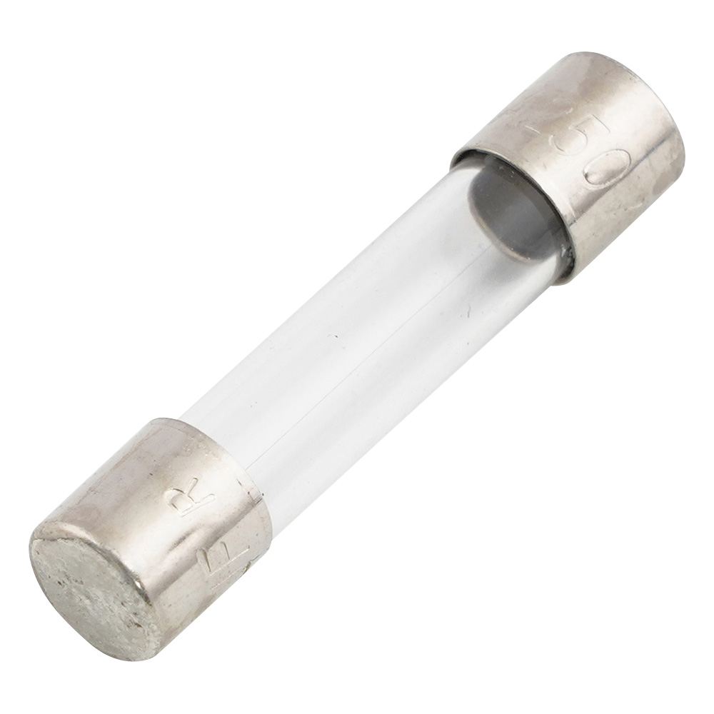 ガラス管ヒューズ　φ6.35×30mm　2個入