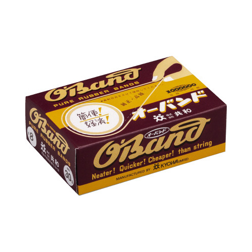 輪ゴム　オーバンド　＃１６　アメ色　３０ｇ箱画像