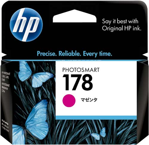 純正インク　ＨＰ１７８（ＣＢ３１９ＨＪ）　マゼンタ画像