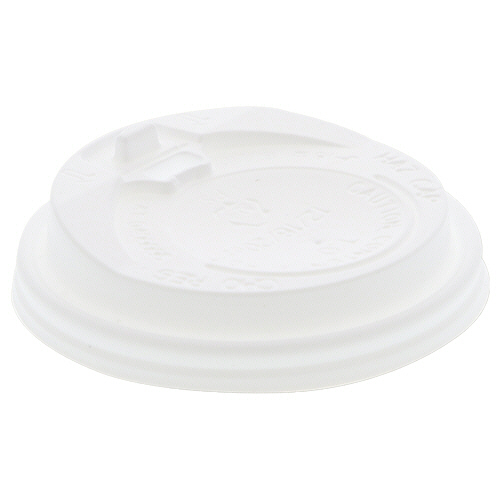 紙ｺｯﾌﾟ 断熱ｶｯﾌﾟ 飲み口付き 12ｵﾝｽ用蓋 白 1ｾｯﾄ(1000個:50個×20ﾊﾟｯｸ)画像