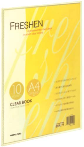 クリヤーＢフレッシェン固定式Ａ４縦１０枚黄１０冊画像