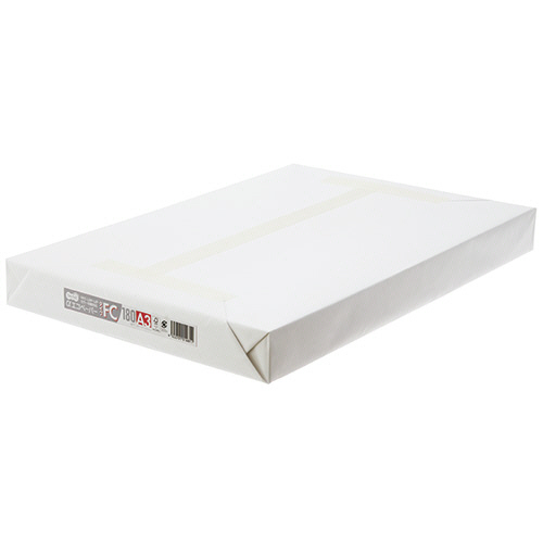 αｴｺﾍﾟｰﾊﾟｰ ﾀｲﾌﾟFC A3 超厚口 180g 1ｾｯﾄ(800枚:200枚×4冊)画像