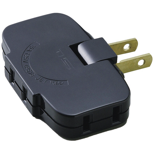 EDLPｺｰﾅｰﾀｯﾌﾟ 3個口 ﾌﾞﾗｯｸ 1個画像