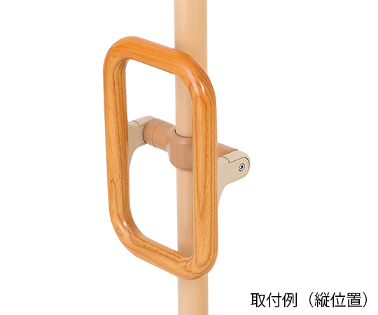 手すり 角型 フラットな表面が見える、シンプルな直線デザインの手すり