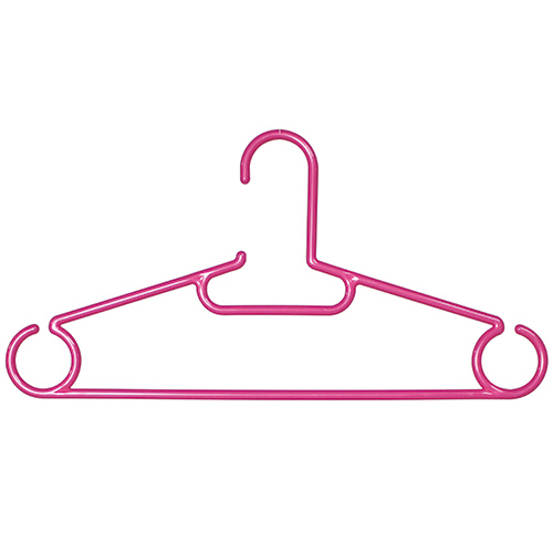 ﾘﾋﾞﾄﾞﾊﾝｶﾞｰ ﾌｧﾐﾘｰ5P 41cm ﾊﾟｰﾙﾋﾟﾝｸ 1ｾｯﾄ(5本)画像