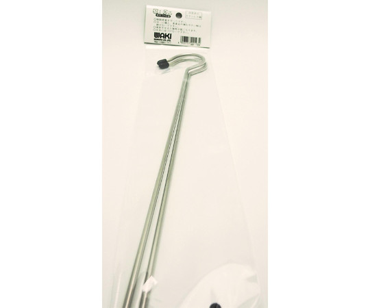 ステンSカン　ロング　フック内径33・40mm×フック全長400mm　2本入 フック部分が上向きに配置された商品の全体像