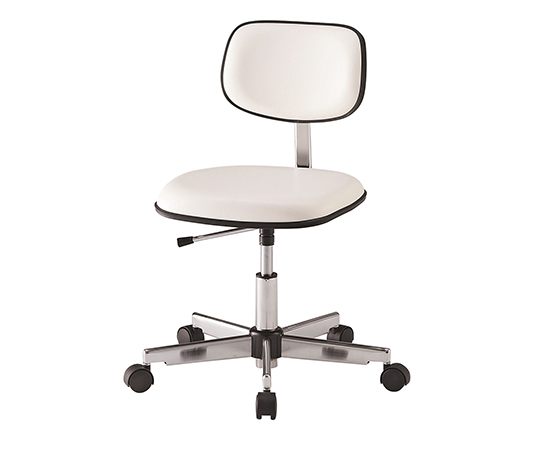 クリーンカラフルスタンダードチェア（クラス100対応）　足掛リング無し　ホワイト