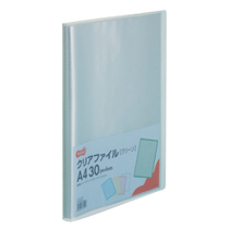 ｸﾘｱﾌｧｲﾙ A4ﾀﾃ 30ﾎﾟｹｯﾄ 背幅17mm ｸﾞﾘｰﾝ 1ｾｯﾄ(10冊)画像