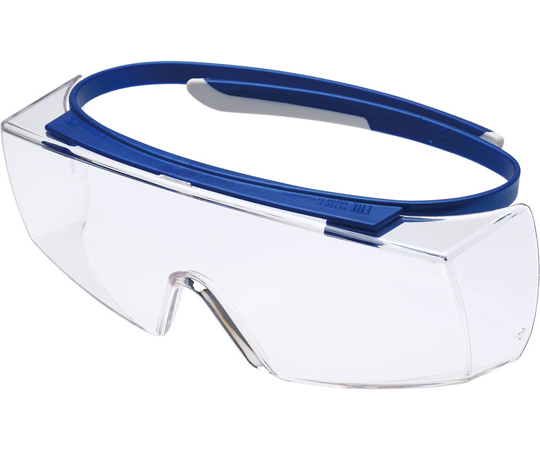 JIS規格品 保護めがね X-9169 uvex SUPER OTG オーバーグラス （ハードコート加工）