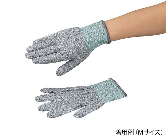 アズツール耐切創手袋（レベル3・コート無）　緑　Mサイズ画像