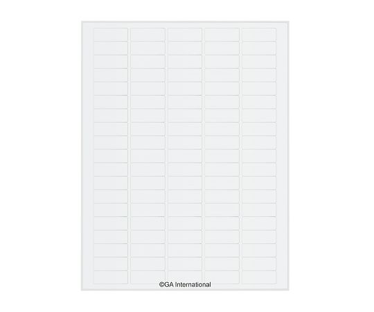 透明リムーバブル低温ラベル（レーザープリンタータイプ）　95ラベル×16シート入画像