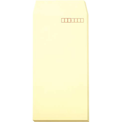 ソフトカラー封筒　長３　クリーム　１００枚入　１０画像