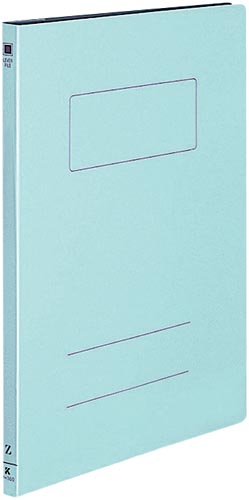 レバーファイルフラットレバーＡ４縦１２ｍｍ青１０冊画像