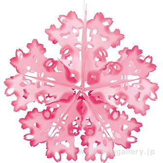 パステル桜バースト画像