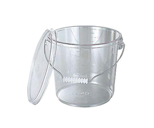 ポリカバケツ　10L　蓋　PO-24B（透明）画像