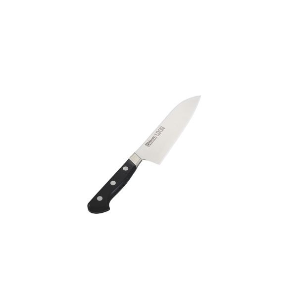 包丁　ミソノU×10　ツバ付三徳18cm　No.781　ミソノ刃物画像