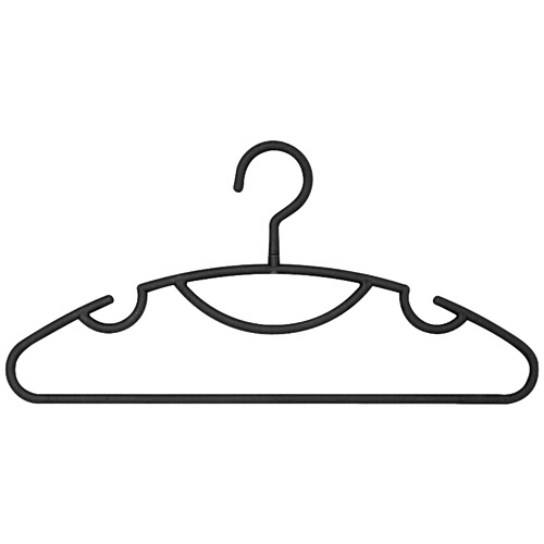 ｾｯﾄｽﾘﾑﾊﾝｶﾞｰ 41cm 1ｾｯﾄ(50本:5本×10ﾊﾟｯｸ)画像