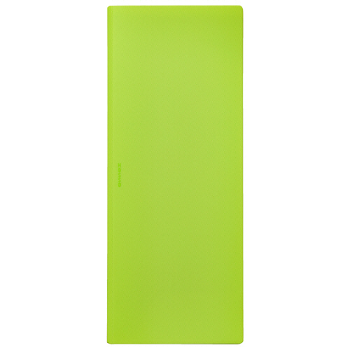ﾊｰﾄﾞﾎﾙﾀﾞｰ ﾎｯｿ(透明) A4 二つ折り 黄緑 1ｾｯﾄ(5冊)画像