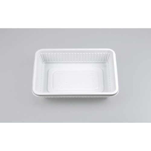 シーピー化成 弁当容器 耐熱-5 ホワイト 本体(B)画像